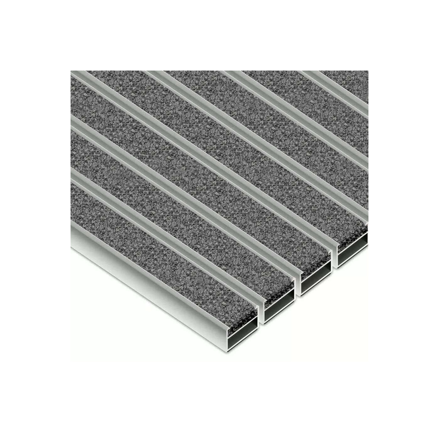 Clean ECO Ryps 50 x 80 cm Fußmatte aus Aluminium - BP Techem Online-Shop
