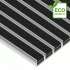 Saubere ECO Ryps Aluminium-Fußmatte 40 x 60 cm - BP Techem online shop