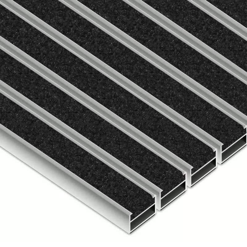Saubere ECO Ryps Aluminium-Fußmatte 40 x 60 cm - BP Techem online shop