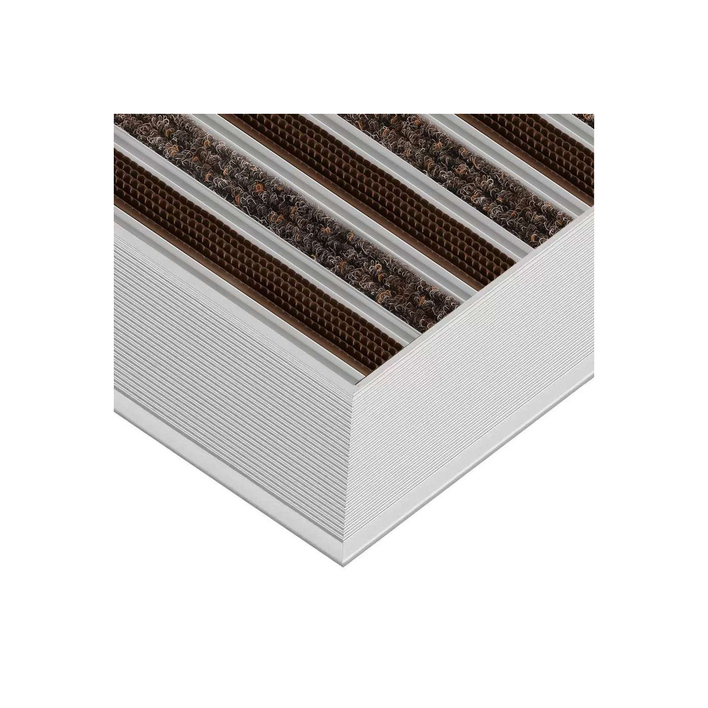 Clean Rubber Aluminium Fußmatte 50 x 80 cm - BP Techem Online-Shop