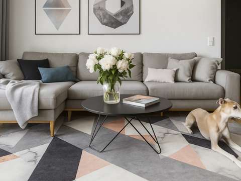 So wählen Sie den perfekten Teppich für ein kleines Zimmer oder ein Wohnzimmer aus – Größe, Form, Material und Gestaltung
