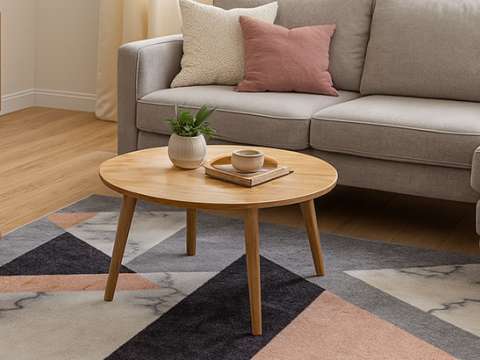 Wie wählt man einen Teppich für das Wohnzimmer aus und verlegt ihn? Grundregeln und Inspirationen